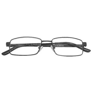 Enhance Eyeglasses Frame EN4123 BROWN 49-17-135 Full Rim Metal V257